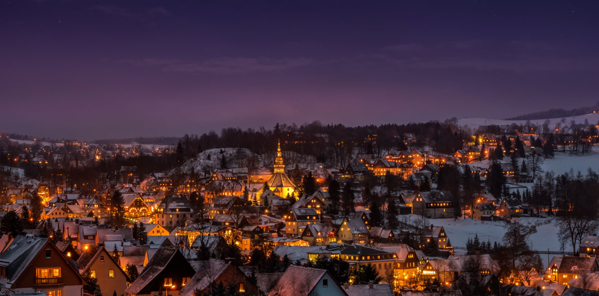 Silvester im Erzgebirge