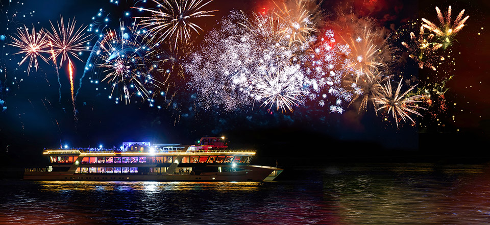 Rhein in Flammen – Bonn – Schiff Rheinprinzessin